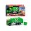 Camion Benne Majorette Volvo 1/43 Vert 25 cm Son Lumière Pièces Mobiles Contenant