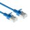 Cavo di rete ACT CAT6A Slimline S/FTP LSZH 3 m Blu