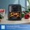 Airfryer Philips 2000 Series NA210/00 Fenêtre 3,2L 1300W 13 Modes Écran Tactile