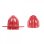 Spremiagrumi elettrico Livoo DOD131RC 25W 700ml Doppio Senso Rosso