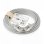 Cabo de Rede ACT CAT6A S/FTP Slimline LSZH 3m Cinzento