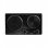 Plaque de cuisson Livoo DOC168N 2500W 2 zones 45cm Noir