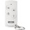 Mando a distancia inalámbrico ABUS Smartvest 4 botones 868 MHz Blanco