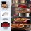 Horno de Pizza Ariete 0927/00 Piedra Refractaria 2 Pizzas 32 cm Rojo