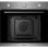Forno Multifunções Midea MBOG2-M5M80(SS) Limpeza Manual 70L 60cm A Touch Preto