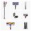 Aspirateur sans Fil Dyson V15 Detect Absolute 240W 60 min Anti-emmêlement Acier inoxydable