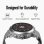 COROS APX2 Bluetooth GPS 1,2'' Gris Silicone Résistant Eau 50m