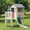 Smoby Life Maison Pilotis Caseta Elevée avec Toboggan 1,50 m et Plateforme