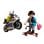 Playmobil 72079 Polizei-Motorrad Set - 17 Teile mit 2 Figuren