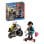 Playmobil 72079 Polizei-Motorrad Set - 17 Teile mit 2 Figuren