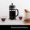 Bodum Java French Press 0,35 L zwart met borosilicaatglas kan