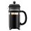 Cafetera manual Bodum Java 1 L en vidrio y acero inoxidable negro