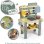 Cucina da gioco esterna Smoby Life 11 accessori plastica riciclata