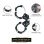 Candado manilla bici Master Lock Street Cuff acero cementado 35 cm 4 llaves