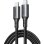 Cable USB-C a USB-C UGreen US567 Nylon Trenzado 1 m 60W 480 Mbps