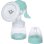 Extrator de leite manual TrueLife Nutrio BP 150 ml silicone transparente