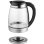 Wasserkocher Concept RK4120 1,7 L 2200 W Schwarz Edelstahl Glas