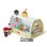 Bancone del Gelato in Legno Melissa & Doug - 28 Pezzi con Coni e Soldi di Gioco