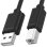 USB 2.0 Kabel Unitek Y-C4001GBK USB-A auf USB-B 2 m Schwarz