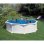 Kit Piscine Removable Ronde Gre Atlantis Acier Ø4,80 M Liner Bleu Filtration Sable 6 M³/h