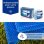 Cubierta solar para piscina Gre CPROV810 Oval 8,10 x 4,70 m Azul