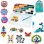 Kit Creativo de Perlas Activadas por Agua Aquabeads Backpack DX 1000 Perlas