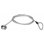 Cable antirrobo Techly 106060 1,4 m 2 llaves Plata