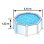 Piscina Smontabile GRE Bora Bora Ø3,20 m x 1,22 m - Filtro a Cartuccia 3,8 m³/h