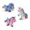 Kit de perles Beedz SES Creative Licornes 3D Multicolore Brillant