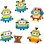 Kit Perline Aquabeads Minions 2 530 Pezzi Multicolori Piastra Quadrata Spruzzino