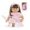 Bambola Corolle Julie 36 cm Capelli Castani Lunghi Pennello Occhi Dormienti