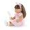 Bambola Corolle Julie 36 cm Capelli Castani Lunghi Pennello Occhi Dormienti