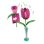 Kit di artigianato per bambini Clementoni Create Your Flowers Tulipano 2 fiori