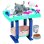 Mesa de peluquería Ecoiffier Azul con Gato de Peluche y 18 Accesorios
