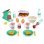 Set Giochi Cucina Bambini Ecoiffier Coffret Gourmand 21 Pezzi con Macchina per Waffle