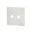 Plaque de mur Kathrein ESZ 52 Blanc 80 mm x 80 mm