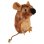 Peluche TRIXIE Mouse pour Chat Marron 80 mm