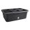 Elho Green Basics Jardinière Rectangulaire 84L Plastique 100% Recyclé Avec Drainage