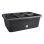 Elho Green Basics Jardinière Rectangulaire 84L Plastique 100% Recyclé Avec Drainage