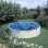 Piscine démontable Gre Kitpr358 3,70 m structure acier liner azul filtre sable