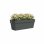 Jardinière Artevasi Capri RE 50 cm Anthracite Avec Réservoir d'Eau