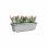 Bac à fleurs Artevasi Venezia Re Kit Rectangulaire 50 cm Gris Clair