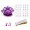Muñeca Fashion Rainbow High Noemie Violette 28 cm Articulada