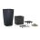 Blumenkasten LECHUZA Cubico Color 40 Anthrazit 40x40x75cm Selbsbewaesserung 31L