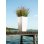 Blumenkasten LECHUZA Cubico Color 40 Anthrazit 40x40x75cm Selbsbewaesserung 31L
