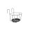 Support Macettes Balcony Artevasi Gris Antracite 25x25cm Drainage Ouvert