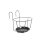 Support Macettes Balcony Artevasi Gris Antracite 25x25cm Drainage Ouvert