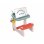 Mesa de atividades Smoby Petit Ecolier verde 80 acessórios 3-8 anos
