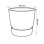 Jardinière Ronde Elho Greenville Round 40 31L Noir Mat 100% Plastique Recyclé