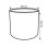 Macetero Elho B.for Soft Rond Blanc Ø35 H32 27L